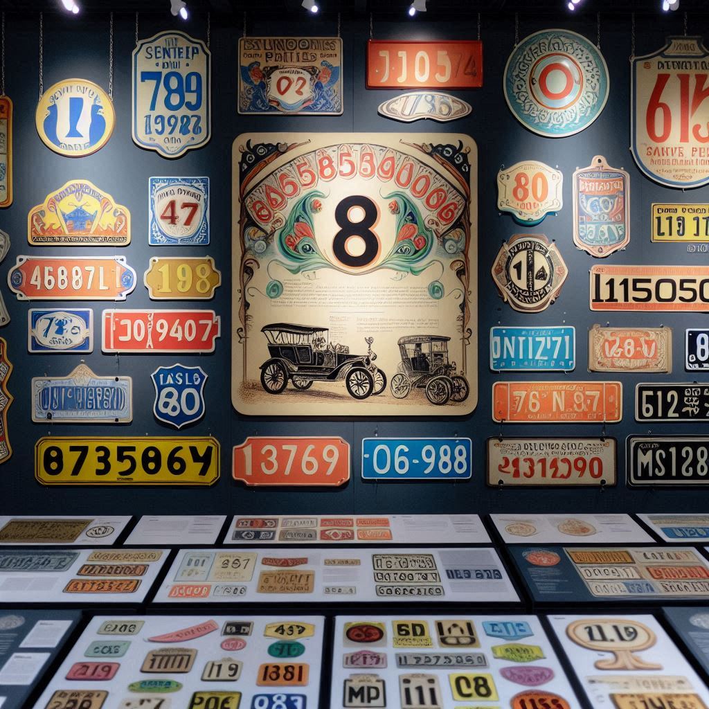Explore the evolution of vehicle number plates throughout history.