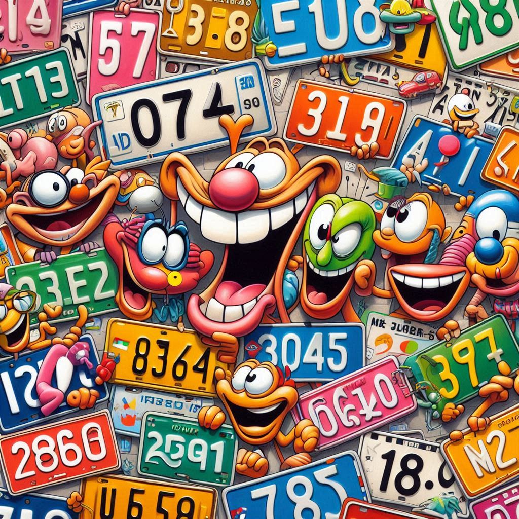 Humorous number plates showcasing clever wordplay and creativity from around the world.